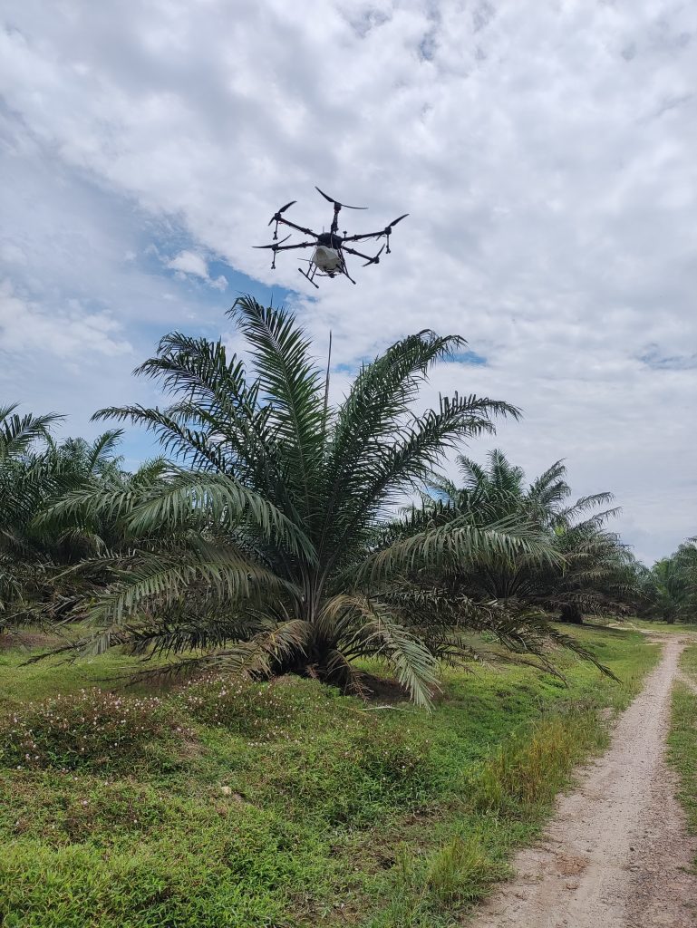Agriculture drones for spraying herbicides 