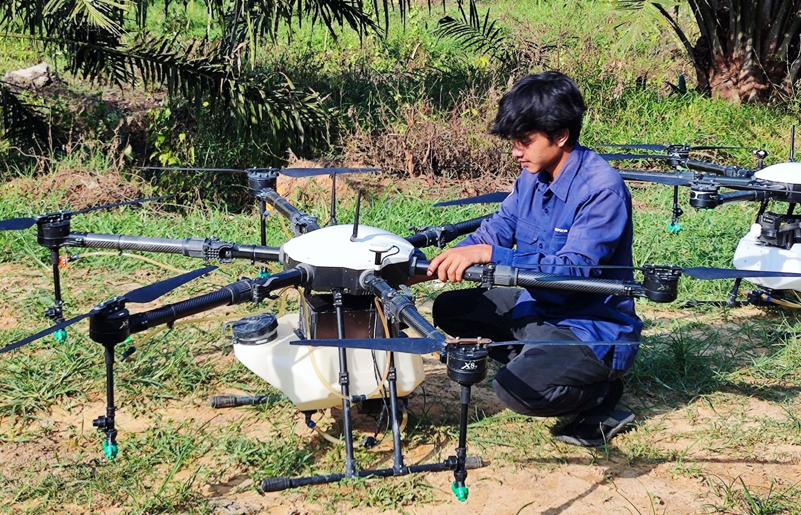 agriculture companies in indonesia develop drones for agriculture