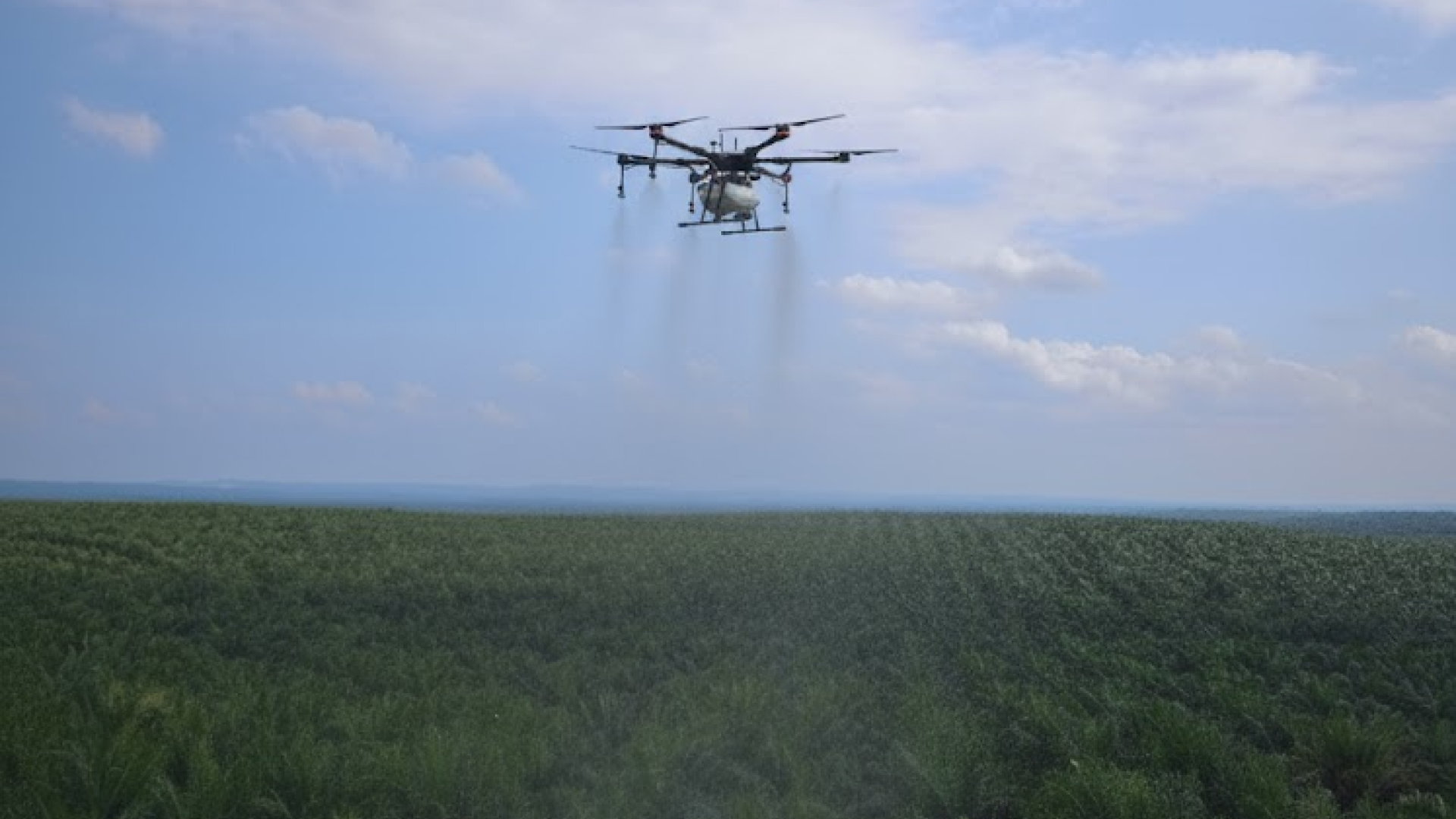 spraying drone